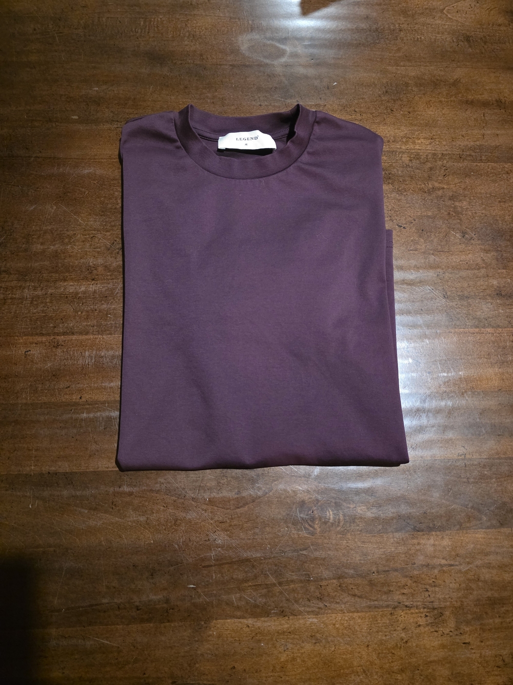 Legend Men's Crewneck T Shirt  in Plum M